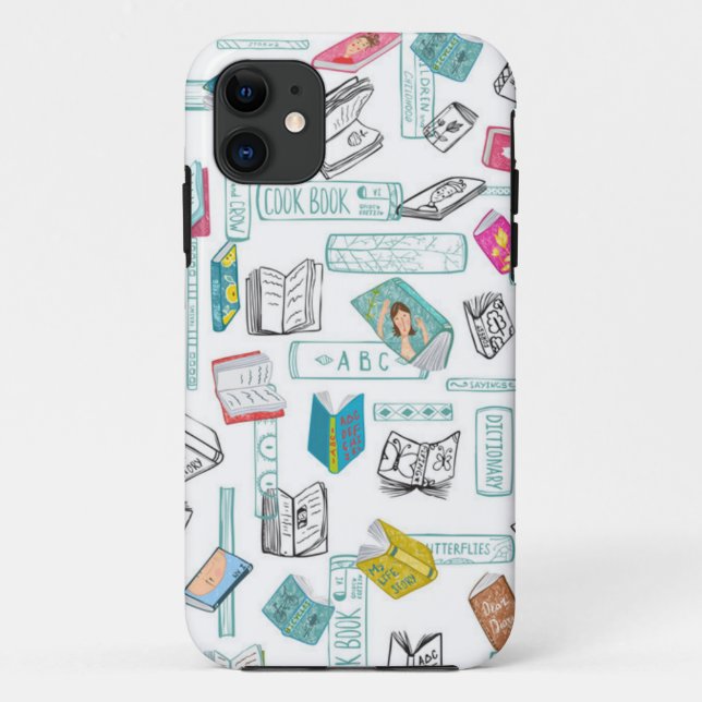 Book pattern Case-Mate iPhone case (Back)