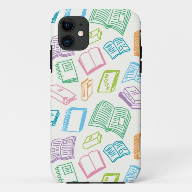 Book pattern Case-Mate iPhone case (Back)