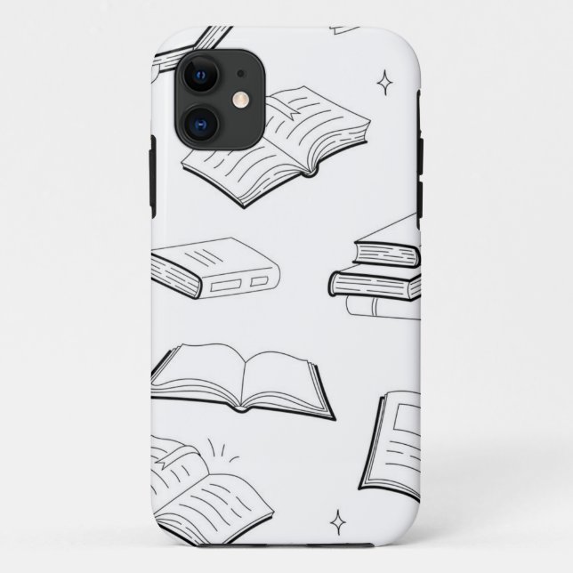 Book pattern Case-Mate iPhone case (Back)