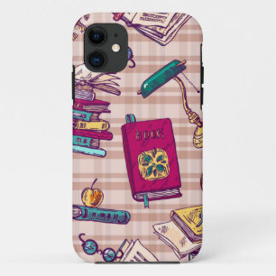 Book pattern iPhone 11 case