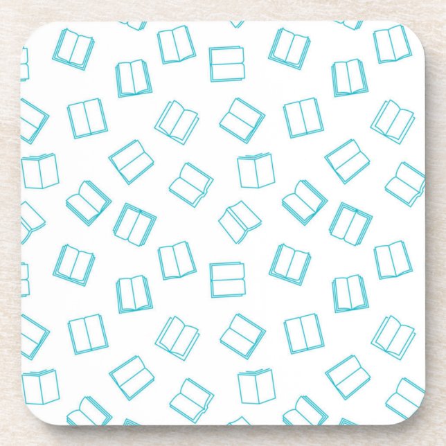 Book pattern coaster (Front)
