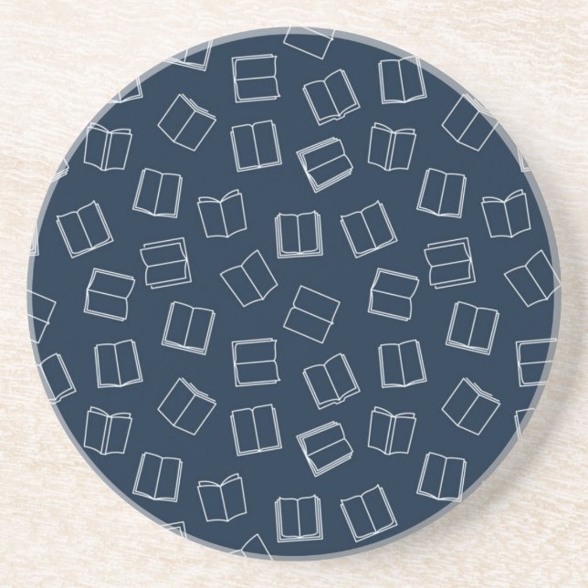Book pattern coaster (Front)