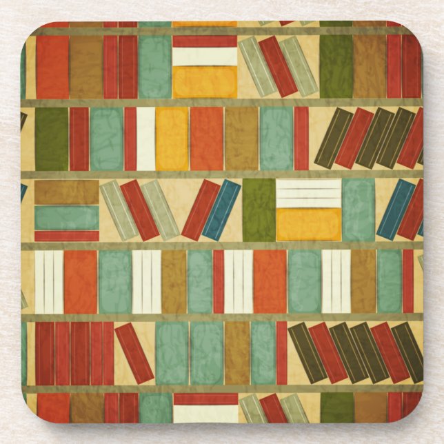 Book pattern coaster (Front)