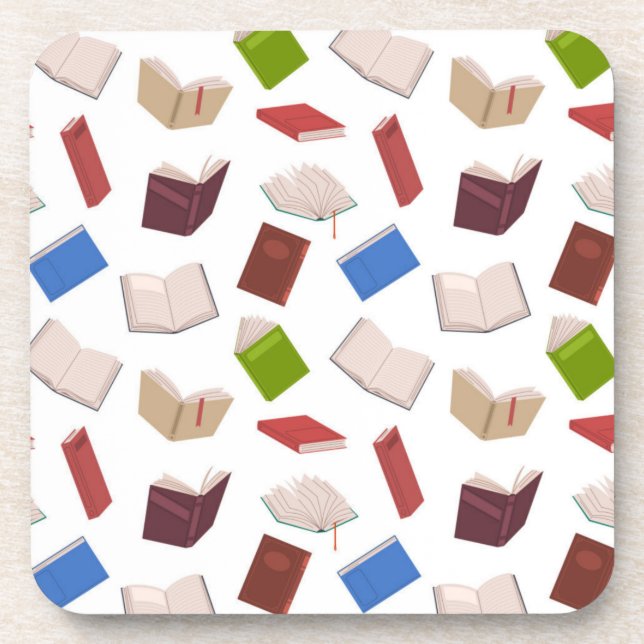 Book pattern coaster (Front)