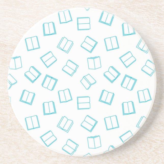 Book pattern coaster (Front)