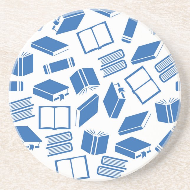 Book pattern coaster (Front)