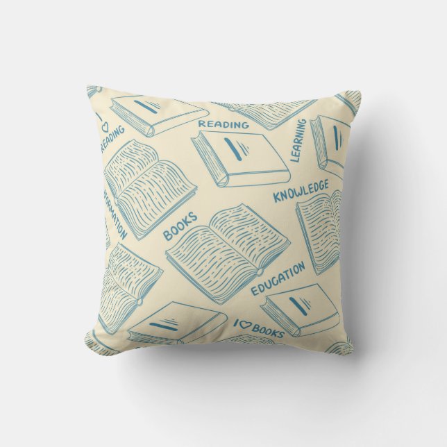 Book pattern cushion (Front)