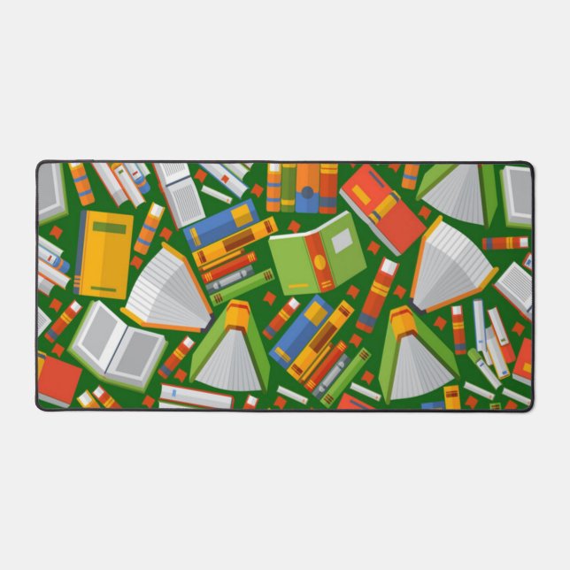 Book pattern desk mat (Front)