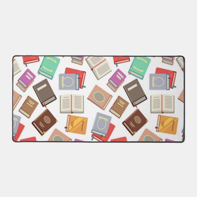 Book pattern desk mat (Front)