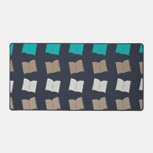 Book pattern desk mat (Front)