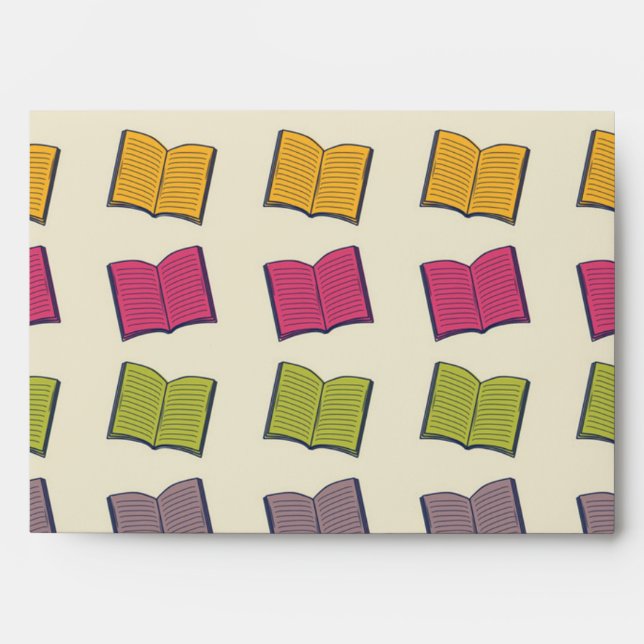 Book pattern envelope (Front)