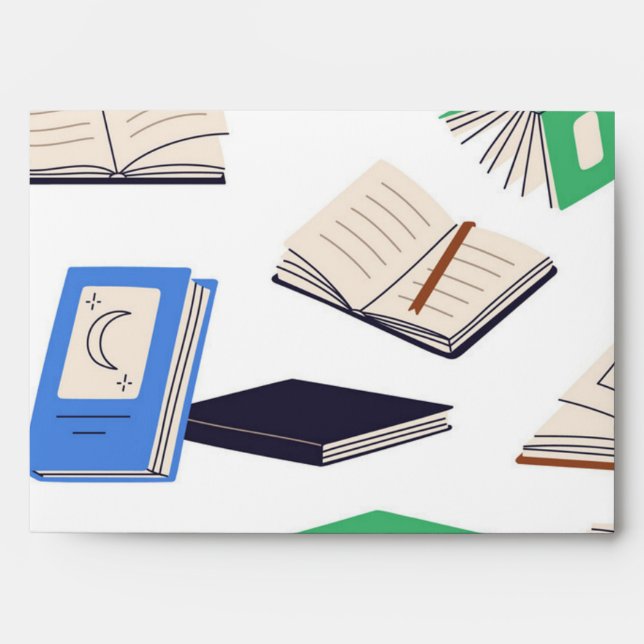 Book pattern envelope (Front)