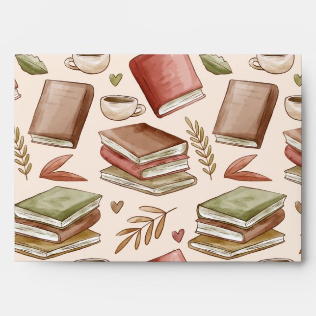 Book pattern envelope (Front)