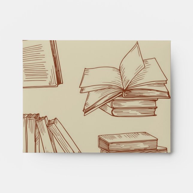 Book pattern envelope (Front)