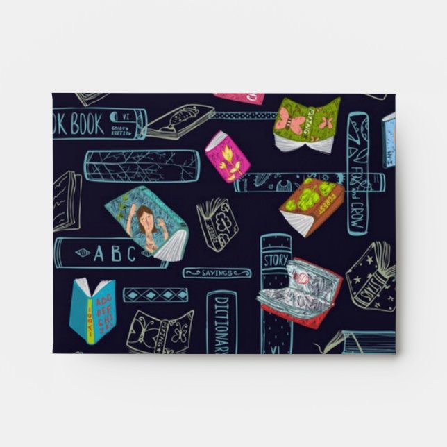 Book pattern envelope (Front)