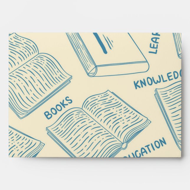 Book pattern envelope (Front)