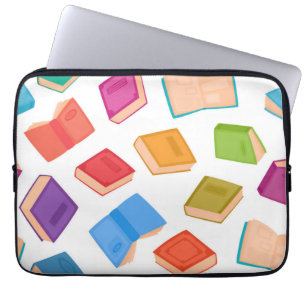 Book pattern laptop sleeve