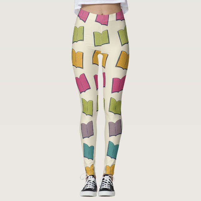 Book pattern leggings (Front)