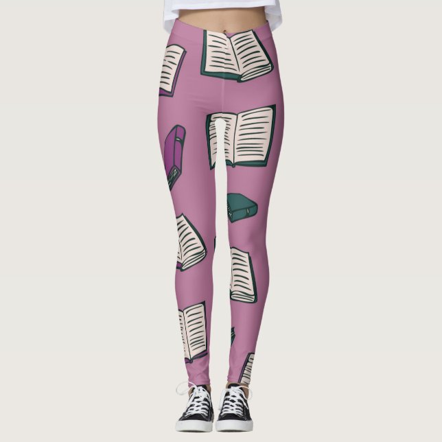 Book pattern leggings (Front)