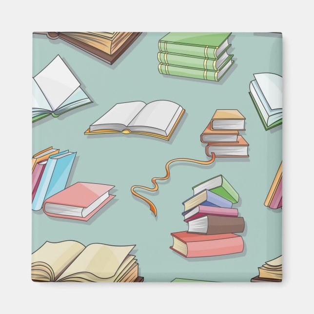 Book pattern magnet (Front)