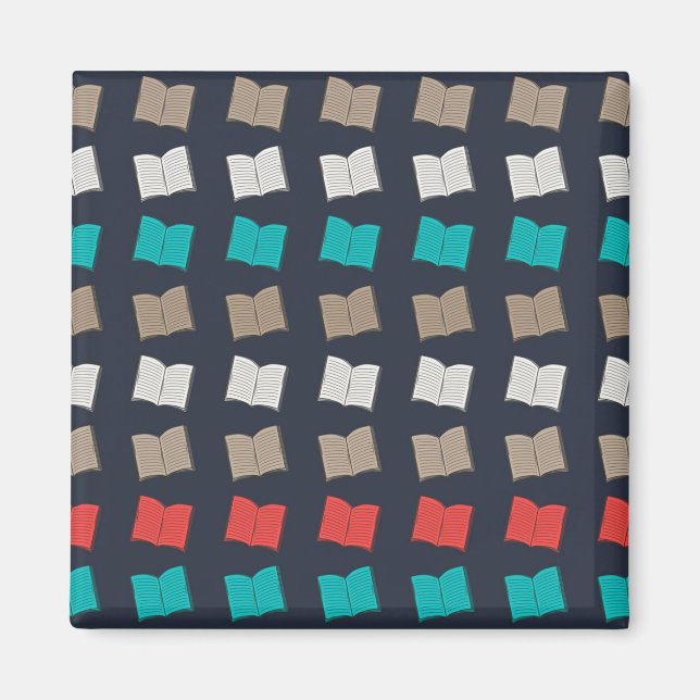 Book pattern magnet (Front)