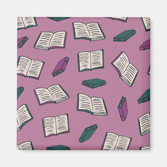 Book pattern magnet (Front)