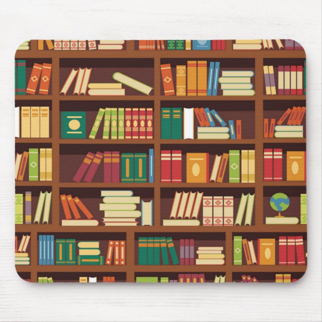 Book pattern mouse pad (Front)