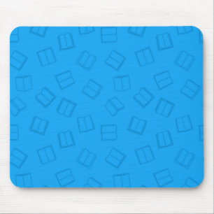 Book pattern mouse pad