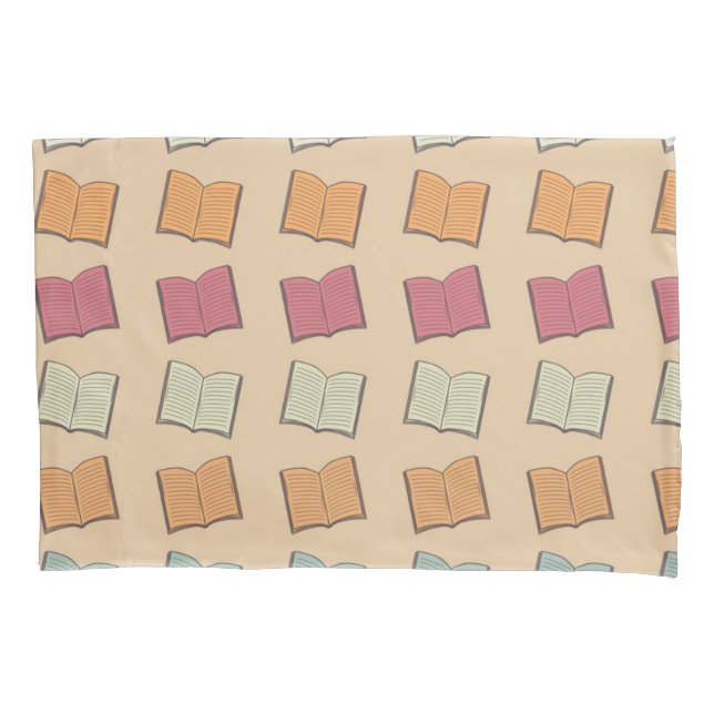 Book pattern pillowcase (Front)