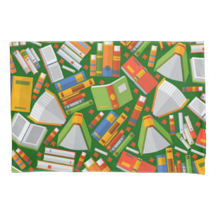 Book pattern pillowcase