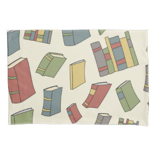 Book pattern pillowcase