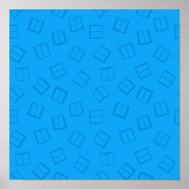 Book pattern poster (Front)