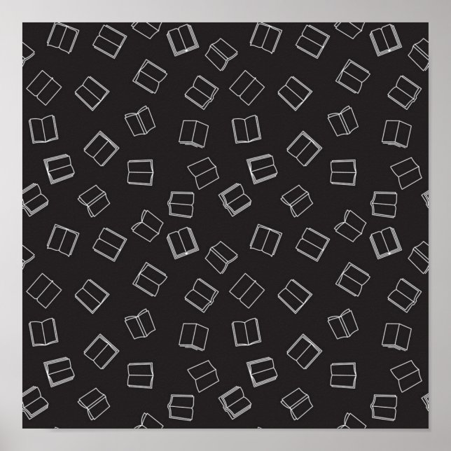 Book pattern poster (Front)