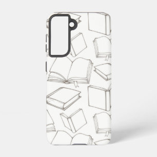Book pattern samsung galaxy case