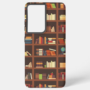 Book pattern samsung galaxy case