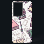 Book pattern samsung galaxy case<br><div class="desc">For true lovers of books</div>