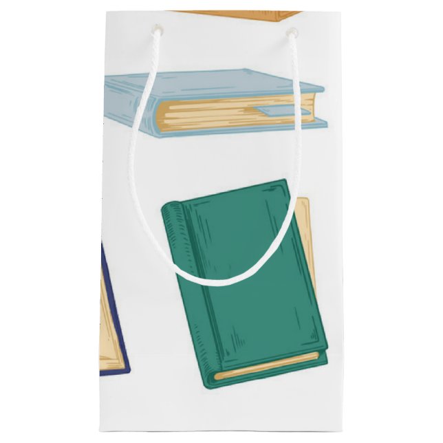 Book pattern small gift bag (Front)
