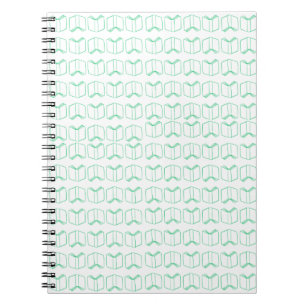 Book Pattern Spiral Notebook for Readers & Writers