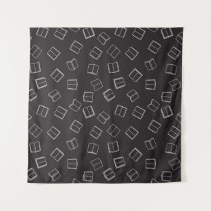 Book pattern tapestry