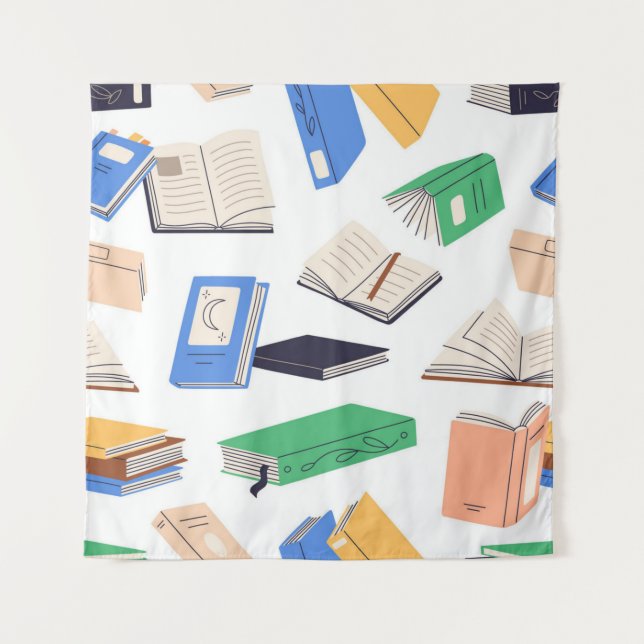 Book pattern tapestry (Front)