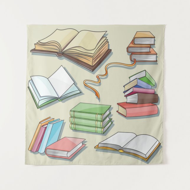 Book pattern tapestry (Front)