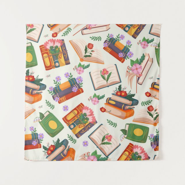 Book pattern tapestry (Front)