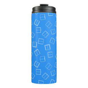 Book pattern thermal tumbler