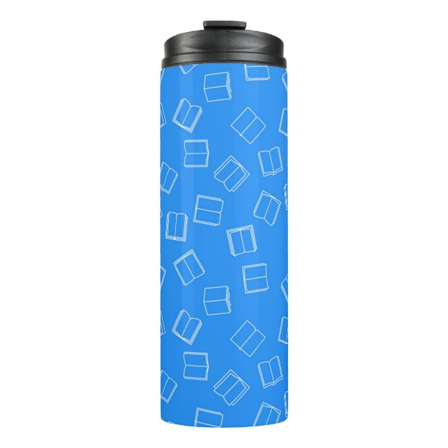Book pattern thermal tumbler (Front)