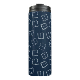 Book pattern thermal tumbler