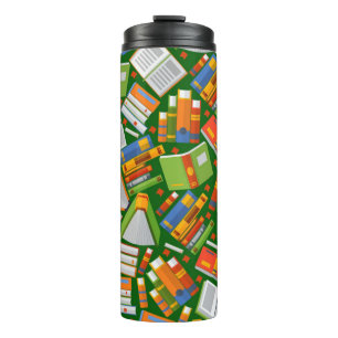 Book pattern thermal tumbler