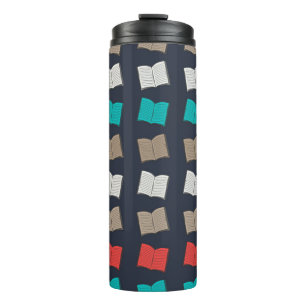 Book pattern thermal tumbler