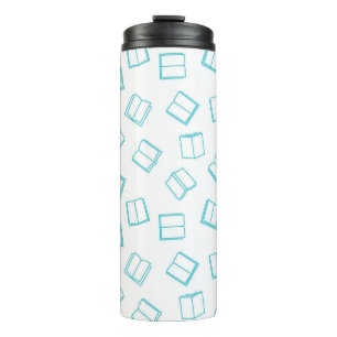 Book pattern thermal tumbler