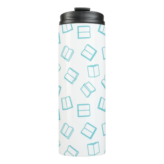 Book pattern thermal tumbler (Front)