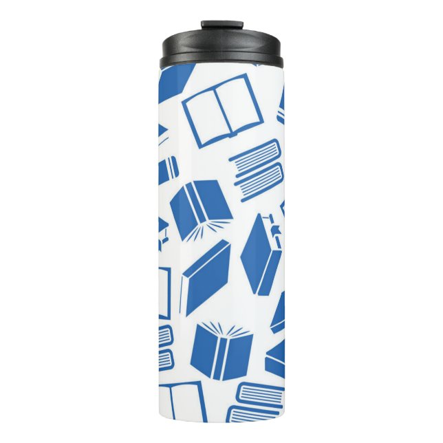 Book pattern thermal tumbler (Front)